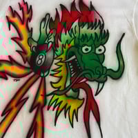 Image 2 of AIRBRUSHED 8 BALL DRAGON TEE 