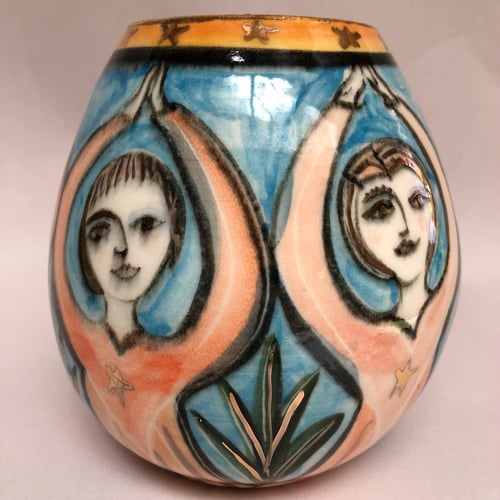 Image of Fairytales,Large vase,Praying ladies. 