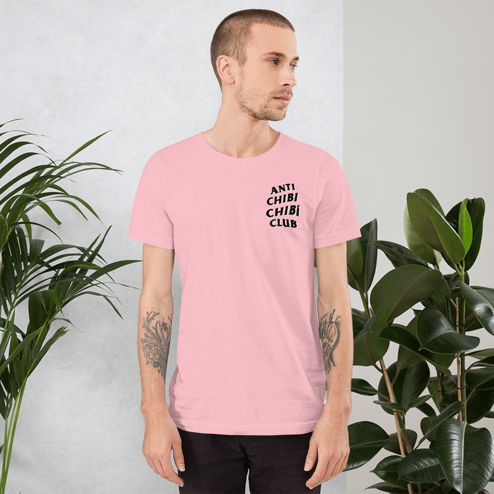 Image of anti chibi chibi club • pink tee