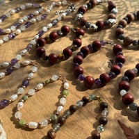 Image 7 of Crystal, Pearl & Wood Bracelets