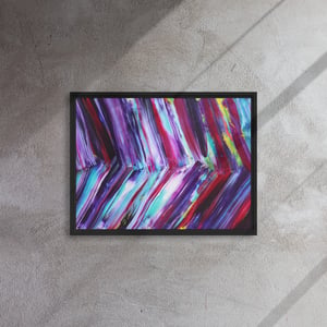 Image of "Purpology" Framed canvas