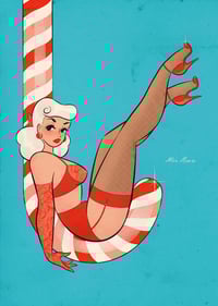 Image 1 of Candy cane Babes Print