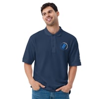 Image 2 of Men's Premium Polo autism soul logo 