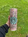 Mom Turquoise Western  Stainless Steel 20oz Tumbler 