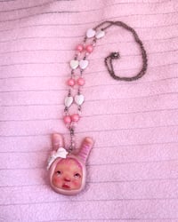 Image 2 of macaron necklace - Rose