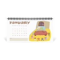 Image 2 of Dog & Frog 2026 Desktop calendar