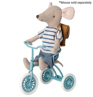 Image of Maileg - Abri à Tricycle for Mouse petrol