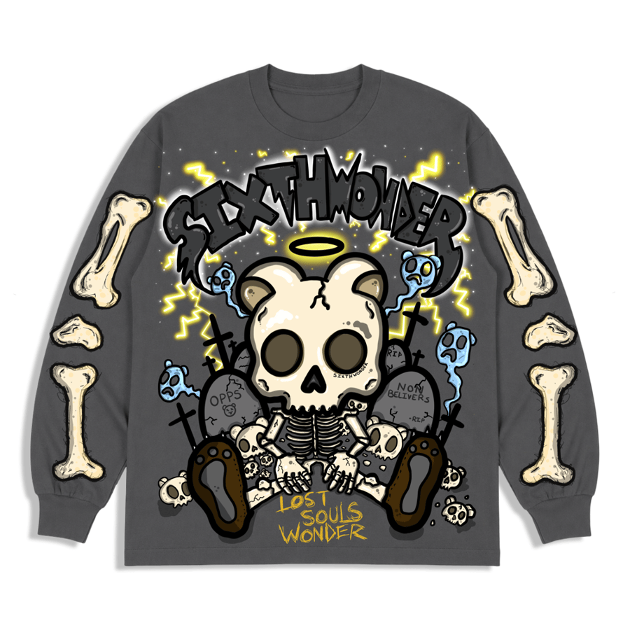 Image of Teddy Bones Lost Souls Longsleeve T-shirt