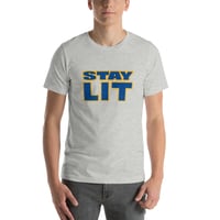 Image 3 of STAY LIT KNICKS Short-Sleeve Unisex T-Shirt