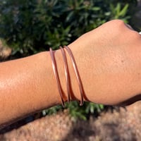Image 6 of Solid Copper Cuff/Bangle (Individual, Set of 2, 3, 4 or 5)
