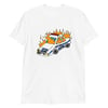 NYPD Burning Car T-Shirt