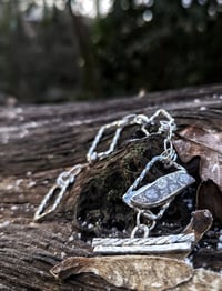 Image 3 of Fossilised Coral T Bar Bracelet 