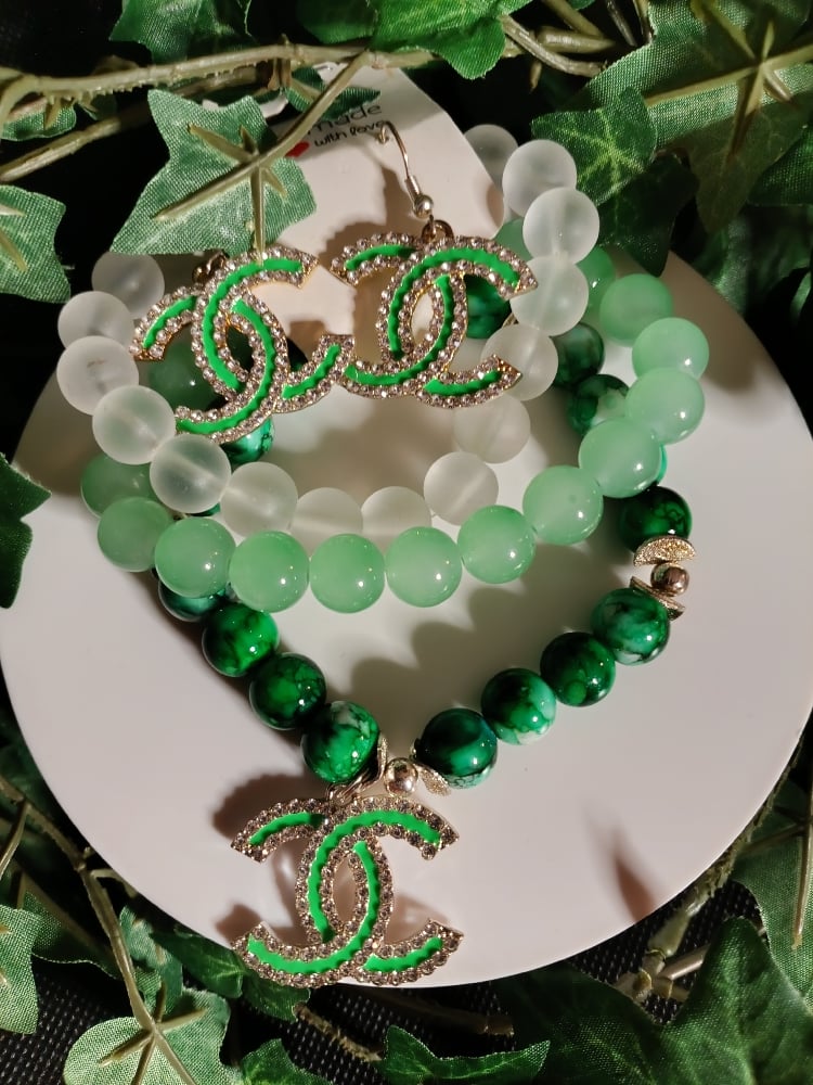 Image of Inspired© CC Minty Bracelet Set
