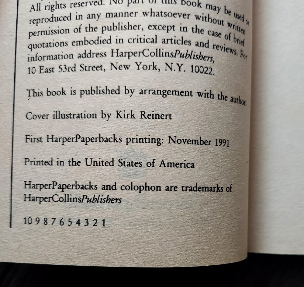 The Hellbound Heart, by Clive Barker. 1991 first printing paperback. 164 pages, very nice condition.