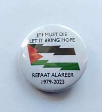 Refaat Alareer Button Badge