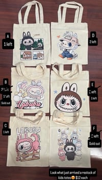 Image 2 of Labubu tote bags 