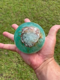 Image 19 of Aqua Fluorite Crystal Sphere #1822