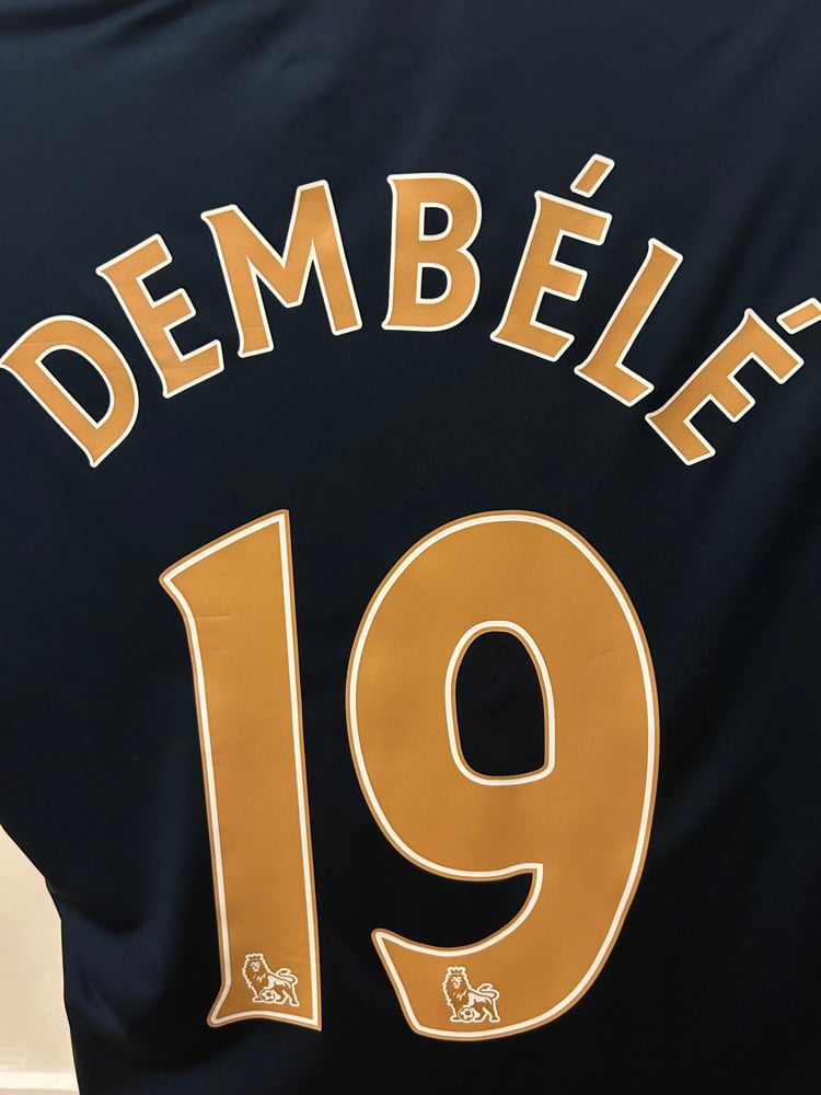 Image of Tottenham Hotspur “DEMBÉLÉ 19” 2016/17 Away Shirt + PL patches (L)