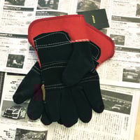 Image 2 of v1 Street Gloves - Red/Black
