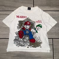 Image 1 of Y2K Mario & Luigi Gangsta Toddler Shirt (white)