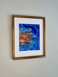 Image 5 of “El Sol y La Luna” embellished print 