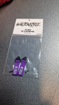 Image 2 of Blitz (white) rc drift tow straps 