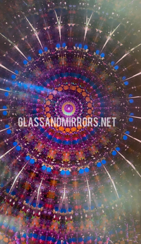 Image of "Rainbow Flourite" Mini Aura Kaleidoscope