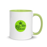 Image 5 of Bite Me Podcast Mug with Color Inside