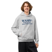 Image 5 of WASBY® Faith & Purpose Christian Heavyweight Hoodie –  Streetwear | Walk In Faith