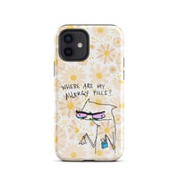 Image 10 of allergy pills Tough Case for iPhone® 