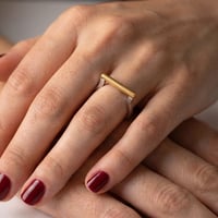Image 4 of Anillo plata minimalista J