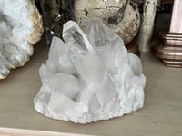 Image 1 of Clear Quartz Points Cluster Statement Piece #2188