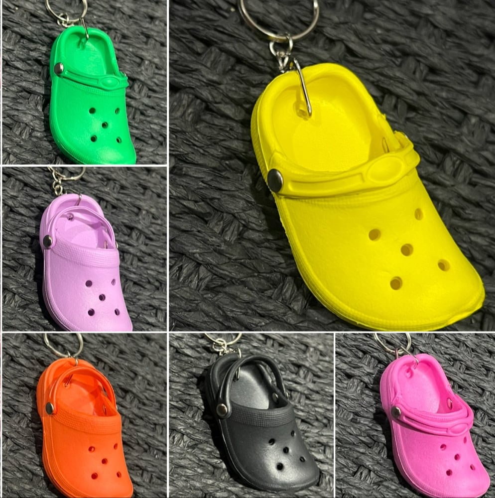 Image of Croc Shoe Keychain 