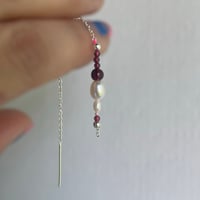 Image 3 of Love thread earring