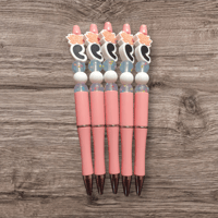 Lotus Semicolon Pen (Coral) 