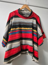 Squared Top-stripey red