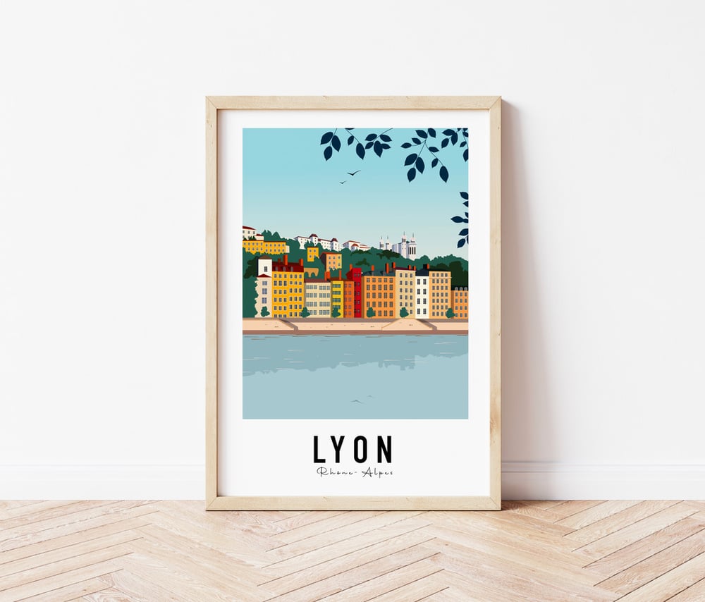 Image of Affiche Lyon 