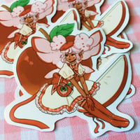 Image 1 of Apple Fairy Vinyl Sticker