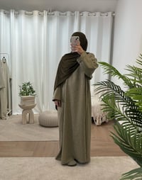 Image 5 of khaki jersey hijāb