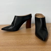 Image 1 of JOE’S Black Genuine Leather Women's Mule Shoes