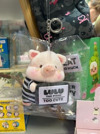 Image 1 of Lulu the Piggy prisoner Plush Keychain