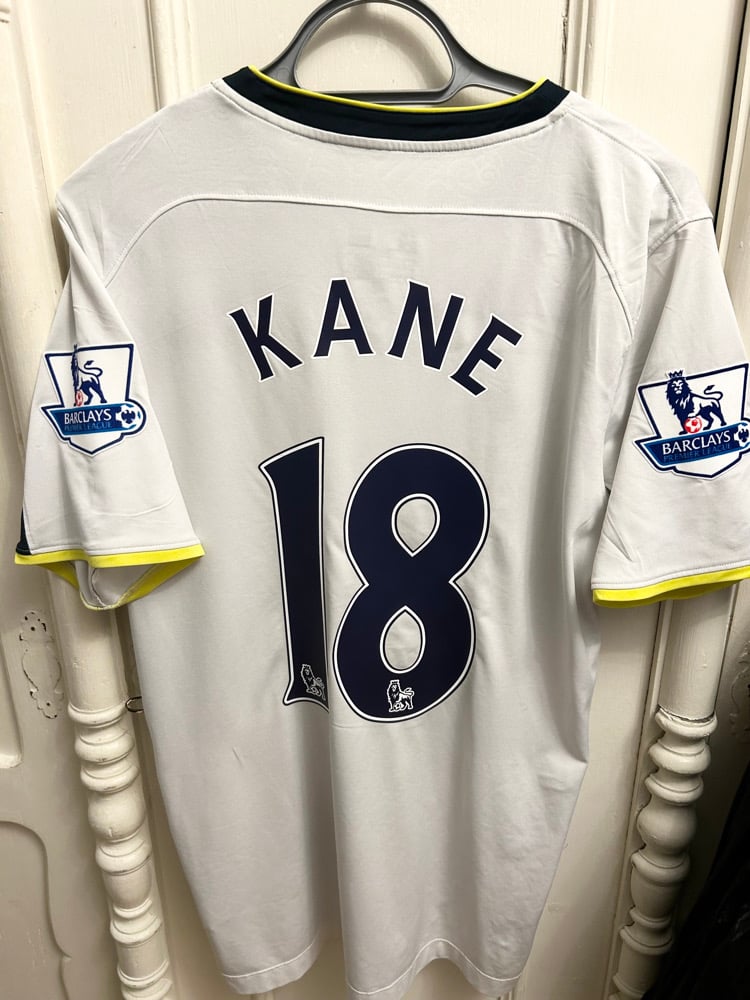 Image of PRE ORDER: Tottenham Hotspue “KANE 18” 2014/15 Home Shirt + PL patches (L)