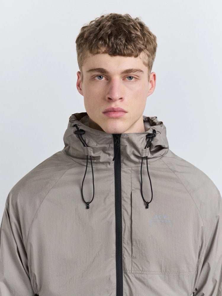 Image of A COLD WALL BALFRON HOODED JACKET SHALE