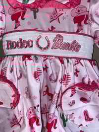 Image 2 of Barbie smocked pyjams
