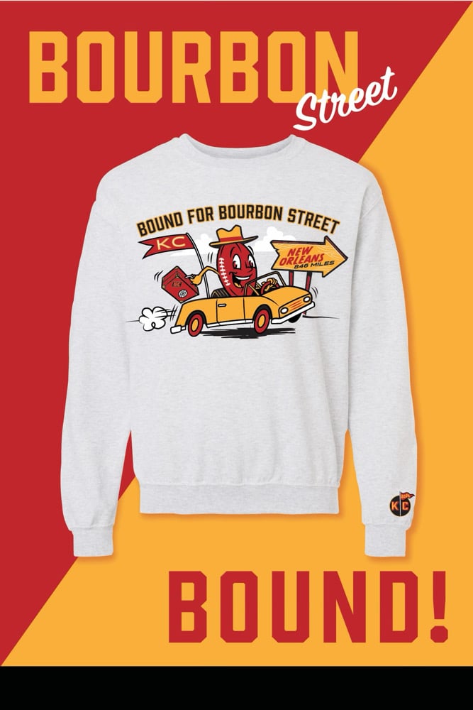 Image of Bound for Bourbon Street Crewneck Sweatshirt