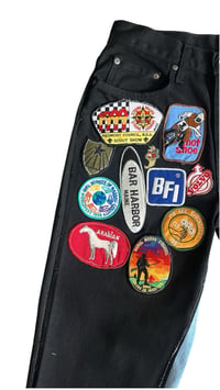 Image 5 of VV Patchwork Flare Denim