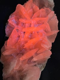 Image 5 of UV Fan Calcite With Druzy Quartz Pockets #1836