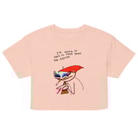 Image 7 of Women’s crop top TAKE DOWN THE SYSTEM 