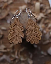 Image 2 of Oak leaf earrings 