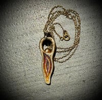 Image 5 of goddess with black tourmaline & chain